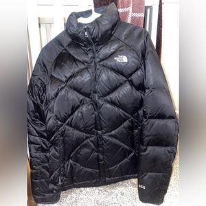 Black north face coat size medium